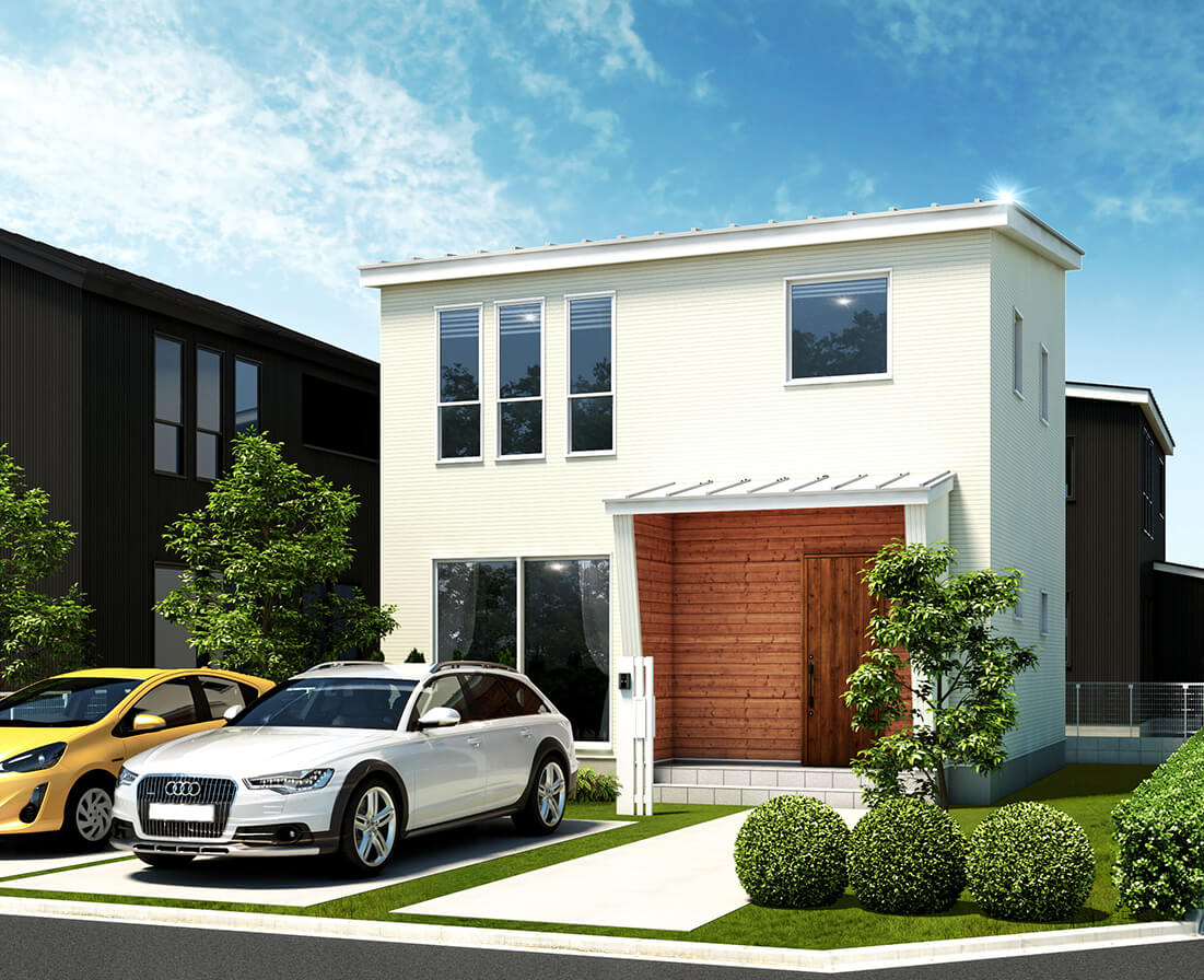 塩尻市広丘野村
サンルーム付の人気プラン!
おしゃれアイコンの家