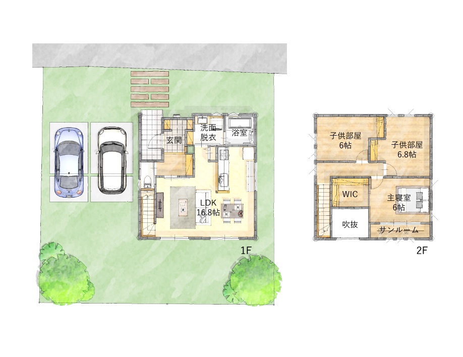 松本市笹賀
遊び心も詰まった
ナチュラルな家ギャラリー