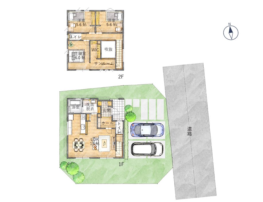 塩尻市 大門東棟
リラックス＆モダン
くらしの映える家ギャラリー