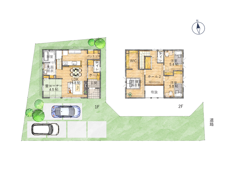塩尻市 大門西棟
家族みんなが心地よい
シックでナチュラルな家ギャラリー