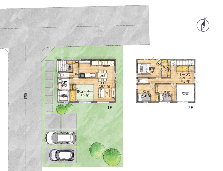 松本市 波田
光あふれる
ナチュラル&シックな家ギャラリー