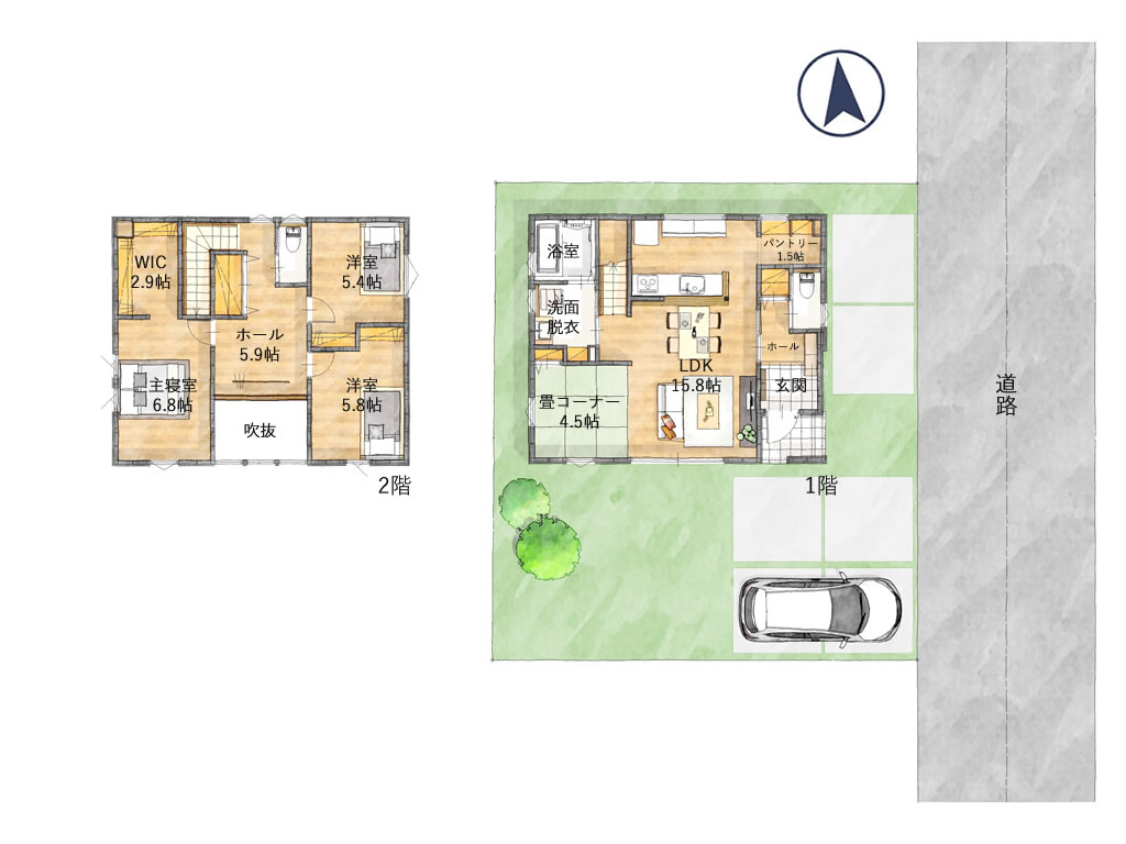 松本市 並柳北棟
家族みんなが心地よい
シックでナチュラルな家ギャラリー
