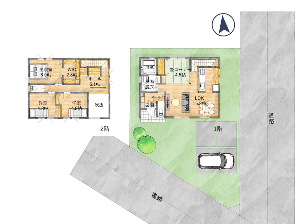 松本市 並柳南棟
大人のセンスで彩る
落ち着きある家ギャラリー