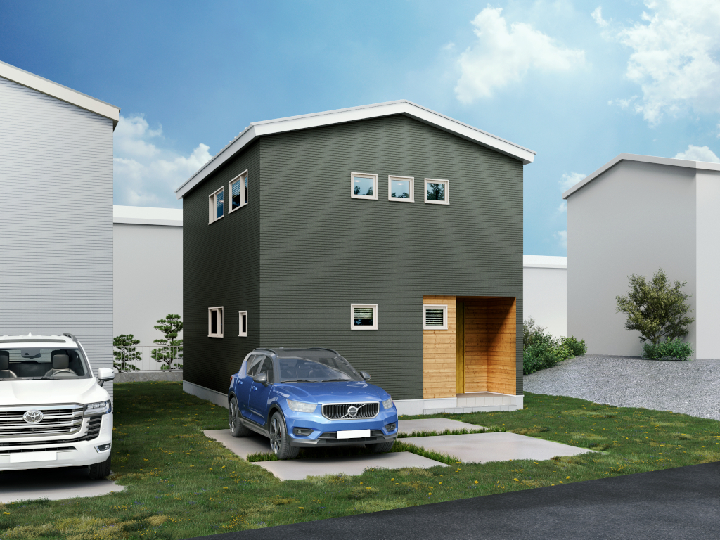 穂高柏原 西棟
家族みんなが心地よい
シックでナチュラルな家